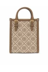 Tory Burch Mini T Monogram Tote Khaki Women